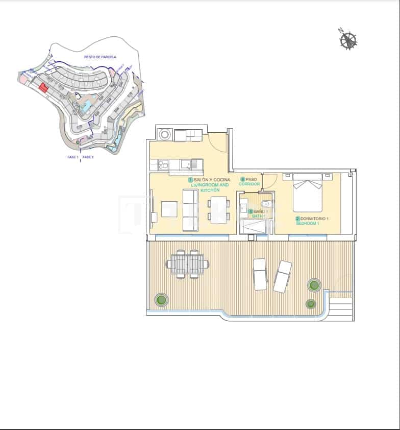 2 slaapkamer Flat te koop in Aguilas met zwembad - € 391.000 (Ref: 8964942)