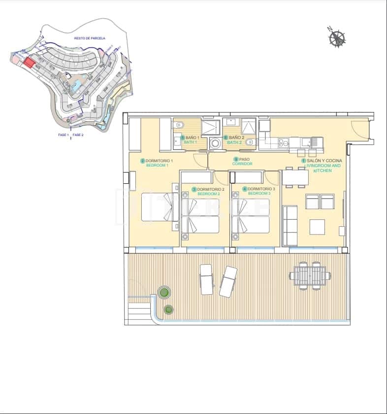 4 slaapkamer Flat te koop in Aguilas met zwembad - € 646.000 (Ref: 8964944)