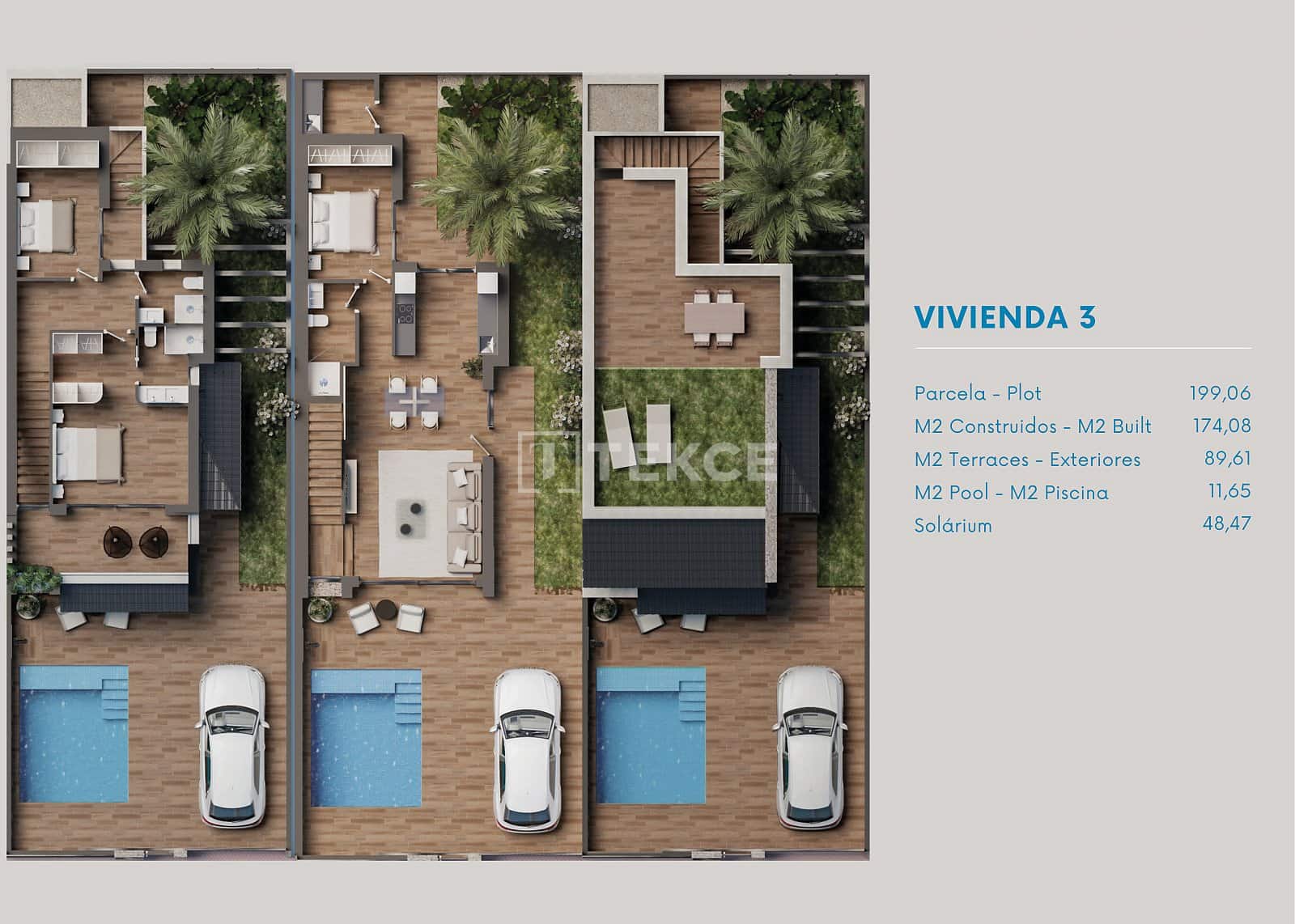 3 sypialnia Willa na sprzedaż w San Pedro del Pinatar z basenem - 480 000 € (Ref: 8964948)