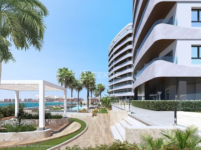 3 Zimmer Wohnung zu verkaufen in La Manga del Mar Menor mit Pool - 546.000 € (Ref: 8964952)