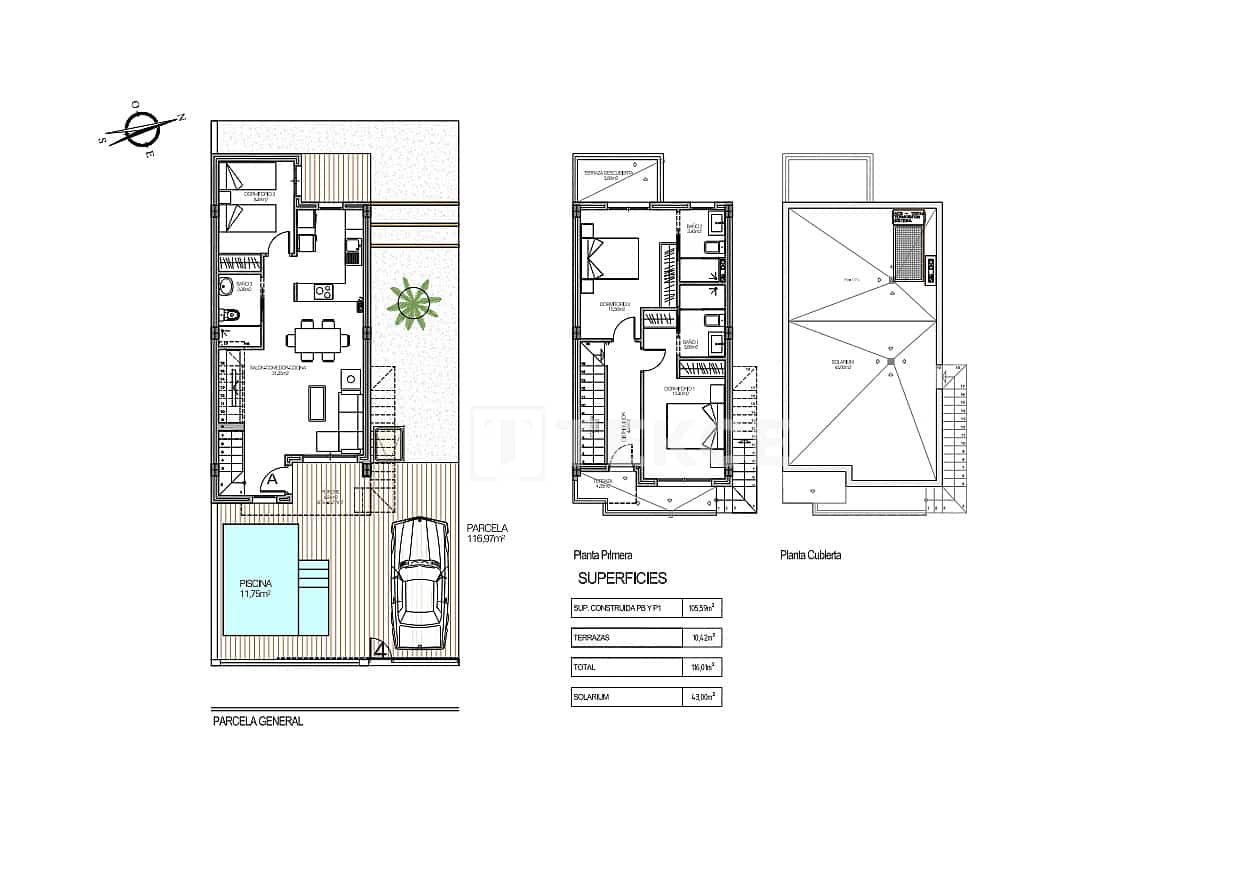 3 bedroom Villa for sale in Torrevieja with pool - € 409,000 (Ref: 8964962)