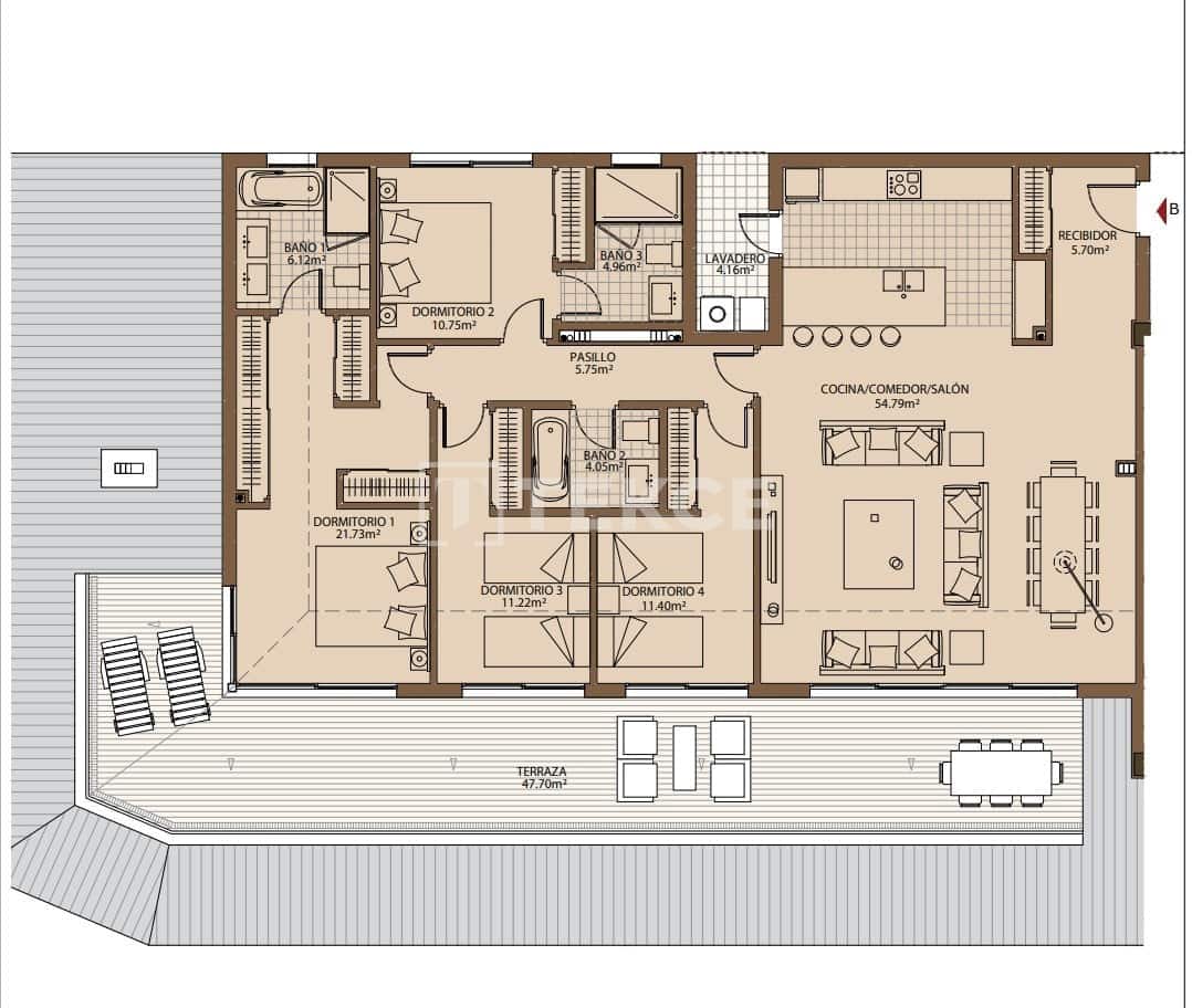 2 sovrum Lägenhet till salu i Fuengirola med pool - 425 000 € (Ref: 8964968)