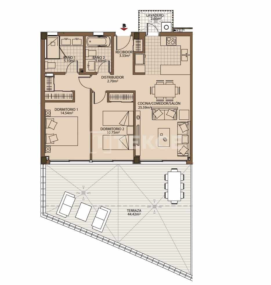 2 sypialnia Mieszkanie na sprzedaż w Fuengirola z basenem - 620 000 € (Ref: 8964969)