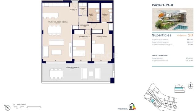 2 sovrum Lägenhet till salu i Estepona med pool - 585 000 € (Ref: 8964977)