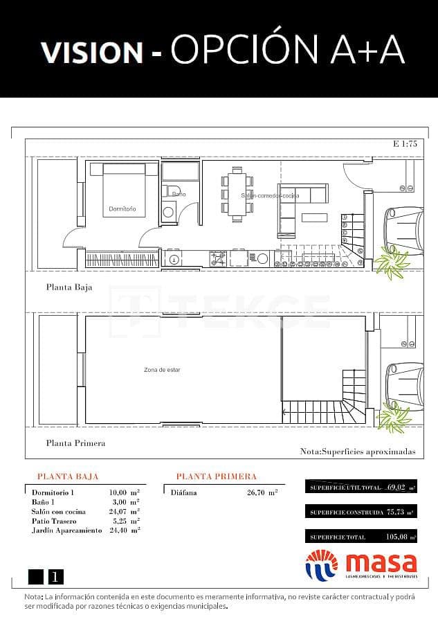 2 sypialnia Willa na sprzedaż w Gran Alacant z basenem - 270 000 € (Ref: 8964987)
