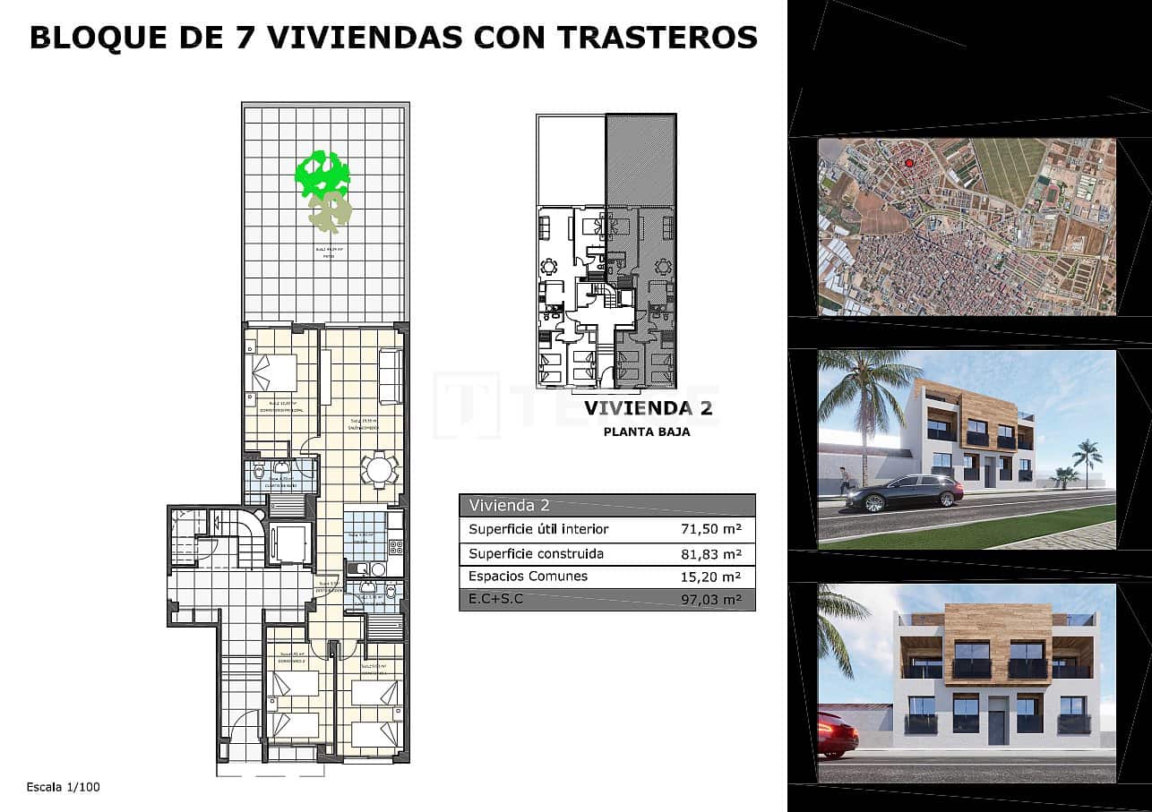 3 sovrum Lägenhet till salu i Pilar de la Horadada - 235 000 € (Ref: 8965004)