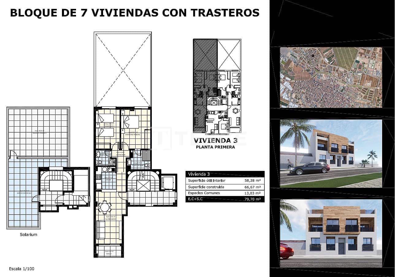 3 sovrum Lägenhet till salu i Pilar de la Horadada - 235 000 € (Ref: 8965004)
