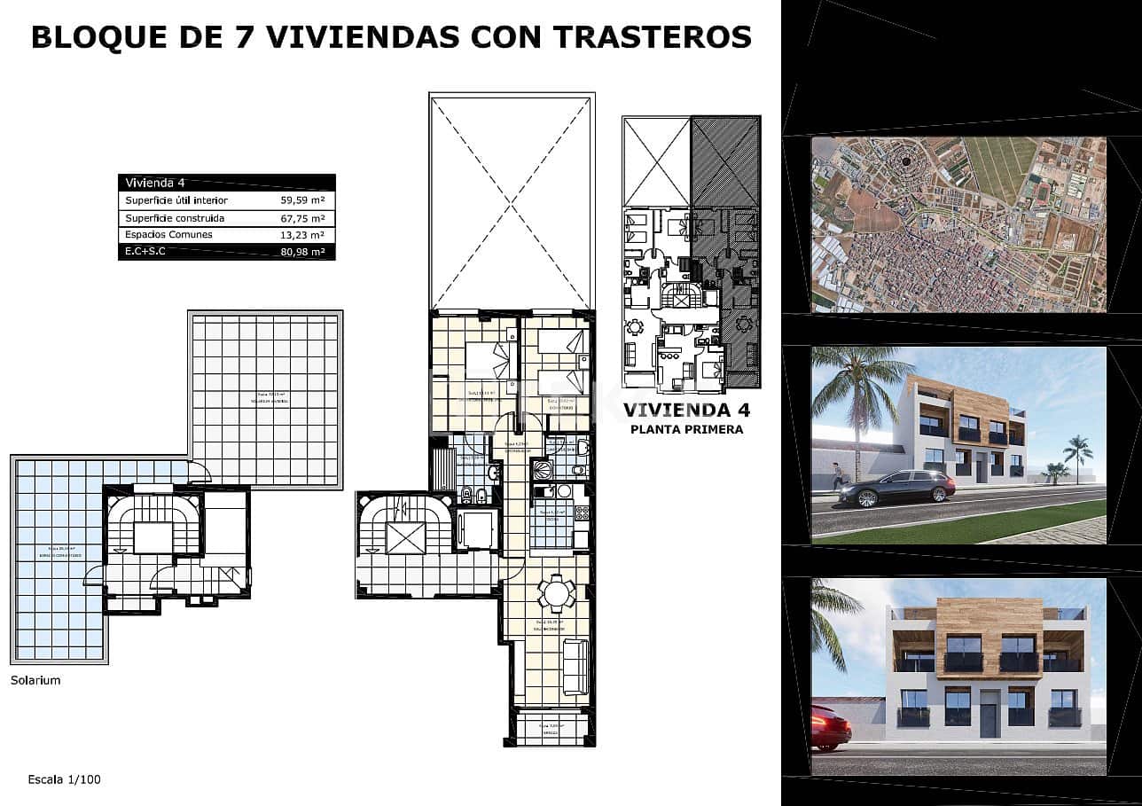 3 sovrum Lägenhet till salu i Pilar de la Horadada - 235 000 € (Ref: 8965004)