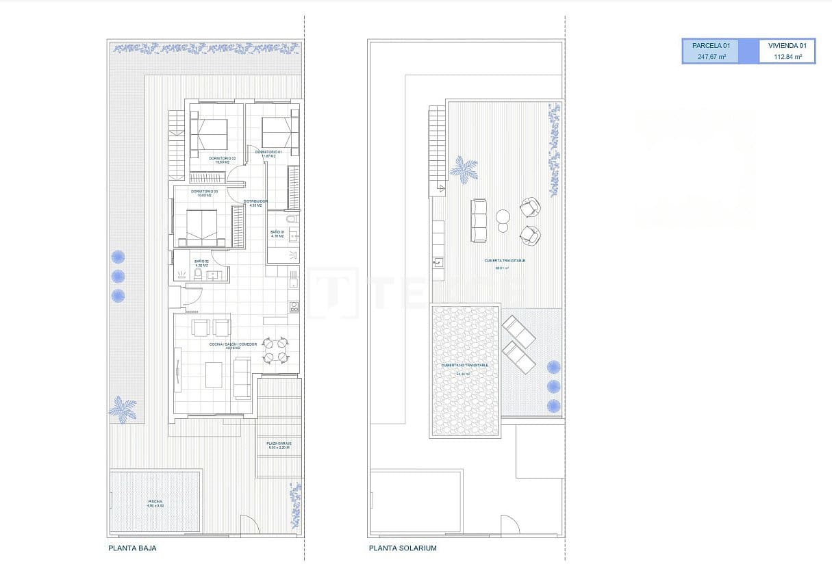 3 bedroom Villa for sale in Los Alcazares with pool - € 429,000 (Ref: 8965028)
