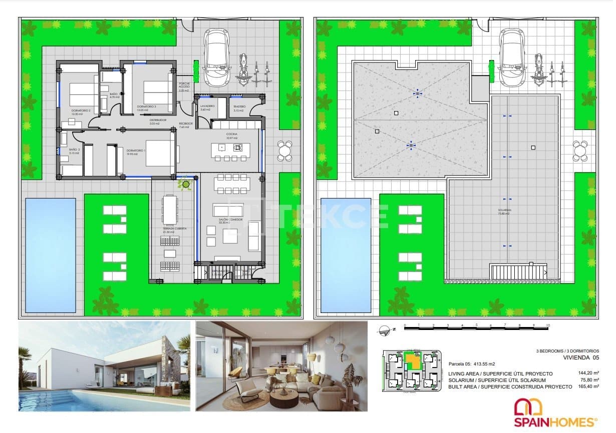 3 soveværelse Villa til salg i Mar de Cristal med swimmingpool - € 549.000 (Ref: 8965045)