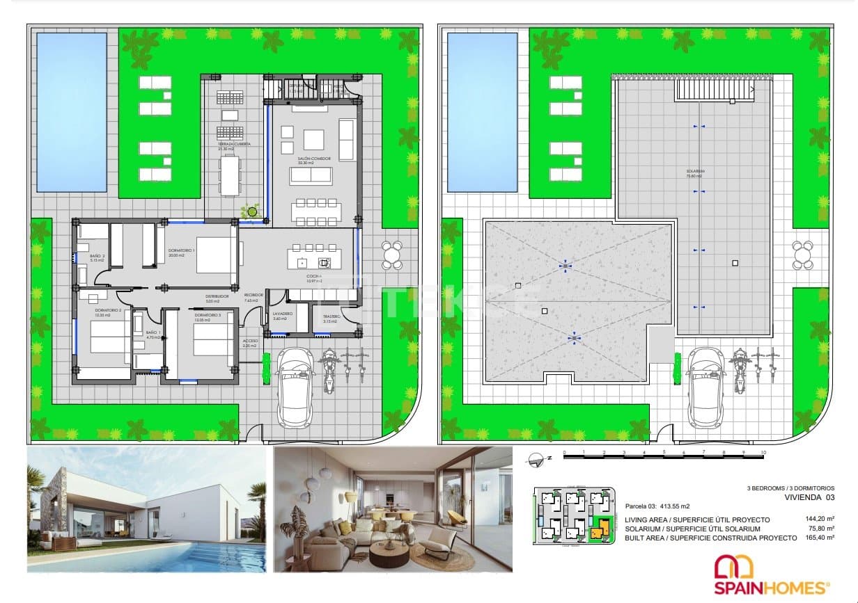3 soveværelse Villa til salg i Mar de Cristal med swimmingpool - € 549.000 (Ref: 8965045)
