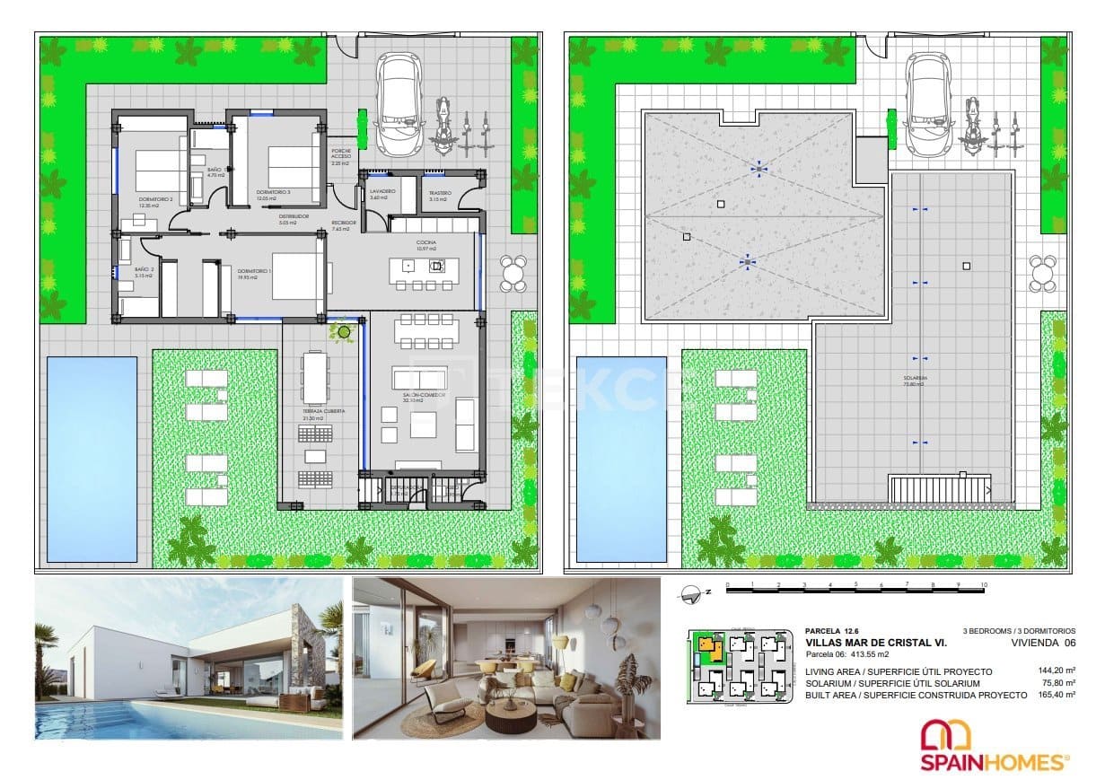 3 soveværelse Villa til salg i Mar de Cristal med swimmingpool - € 549.000 (Ref: 8965045)