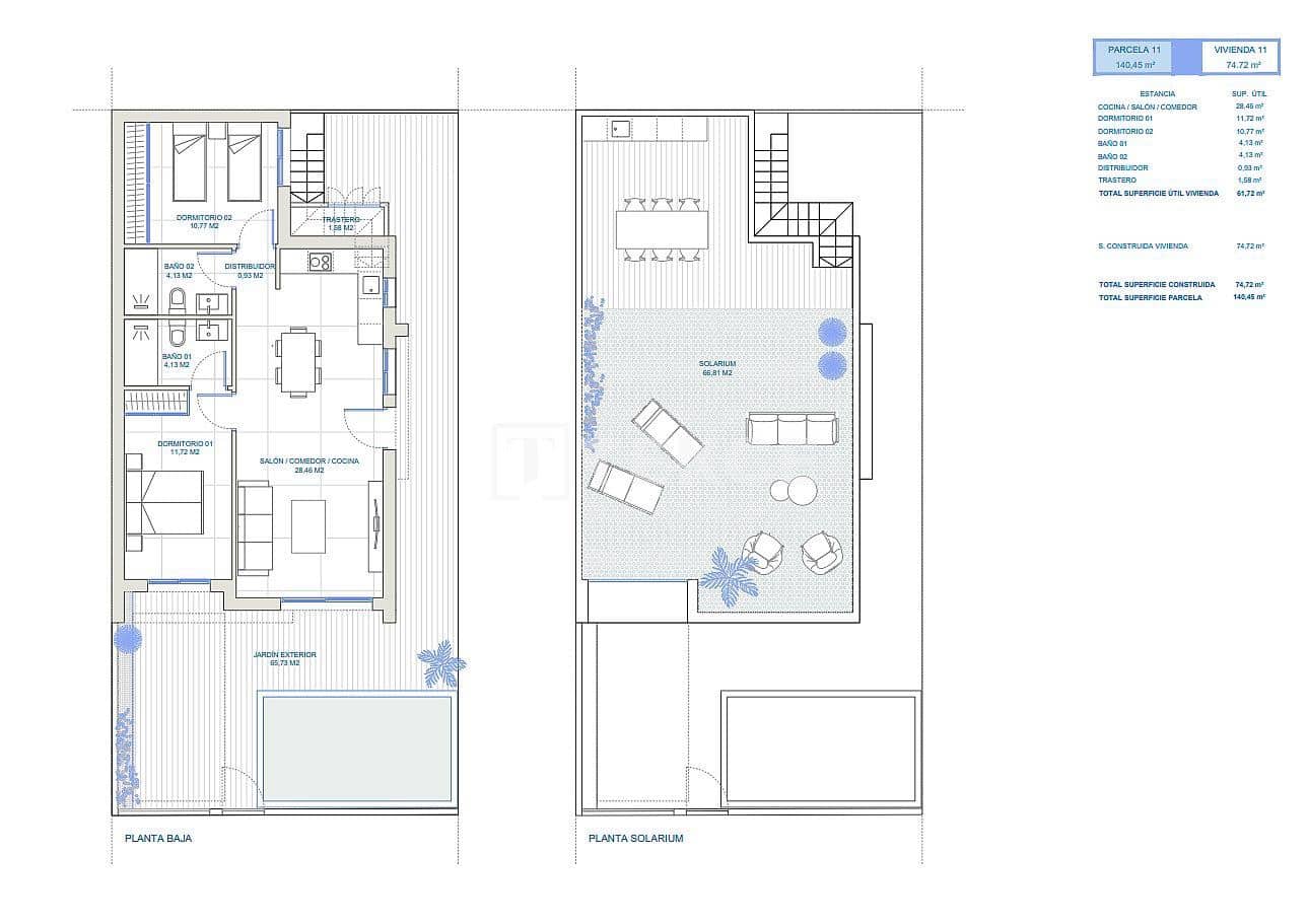 2 sovrum Villa till salu i Roldan med pool - 228 000 € (Ref: 8965046)