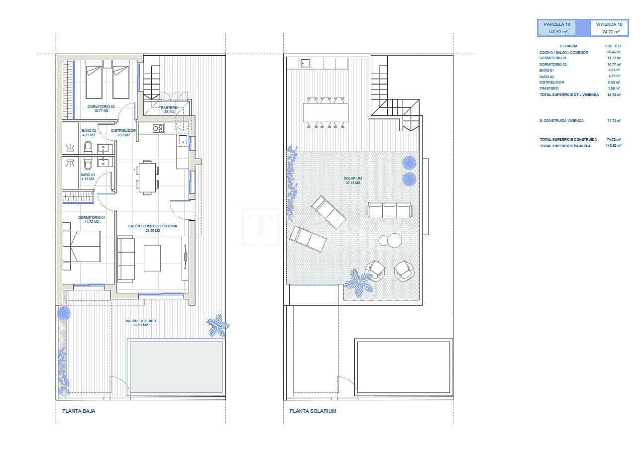 2 sovrum Villa till salu i Roldan med pool - 228 000 € (Ref: 8965046)