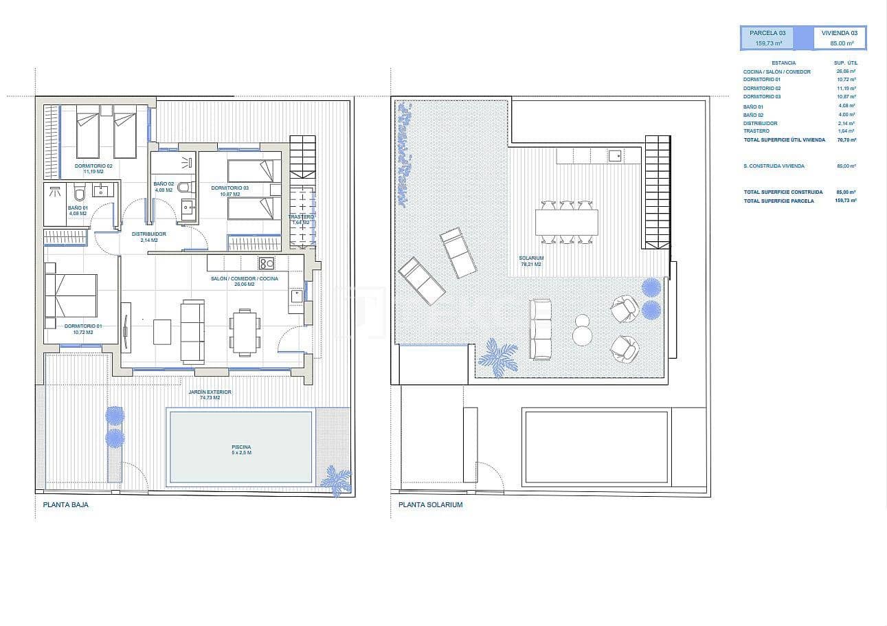 2 sovrum Villa till salu i Roldan med pool - 228 000 € (Ref: 8965046)