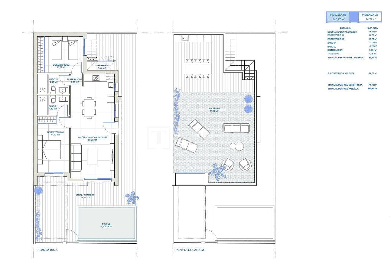 2 sovrum Villa till salu i Roldan med pool - 228 000 € (Ref: 8965046)