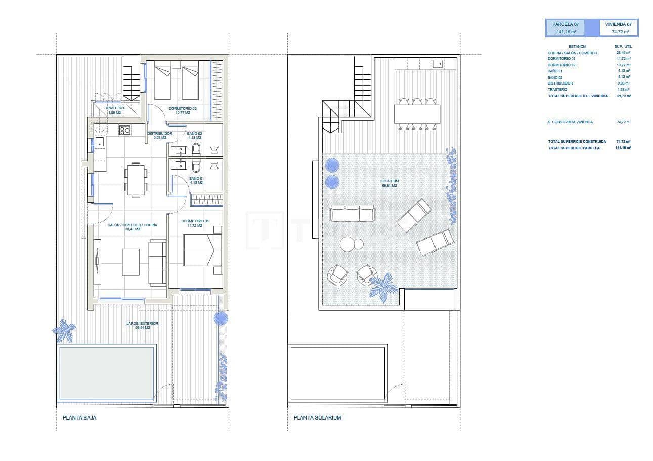 2 sovrum Villa till salu i Roldan med pool - 228 000 € (Ref: 8965046)