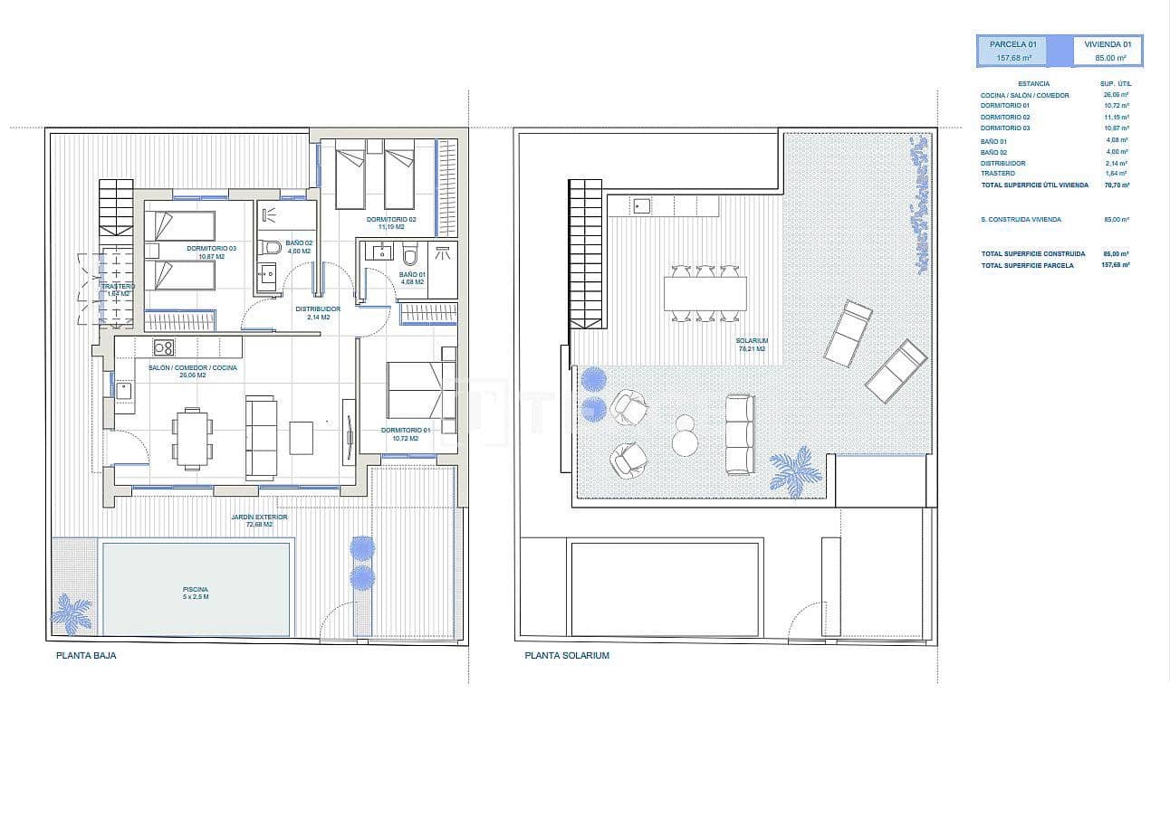 3 sovrum Villa till salu i Roldan med pool - 270 000 € (Ref: 8965047)