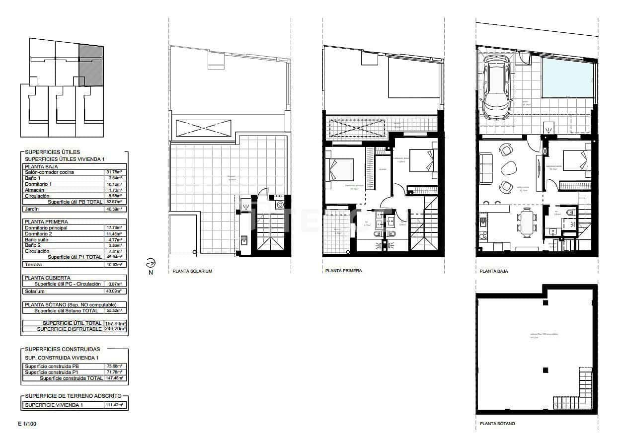 3 sypialnia Willa na sprzedaż w San Pedro del Pinatar z basenem - 450 000 € (Ref: 8965048)