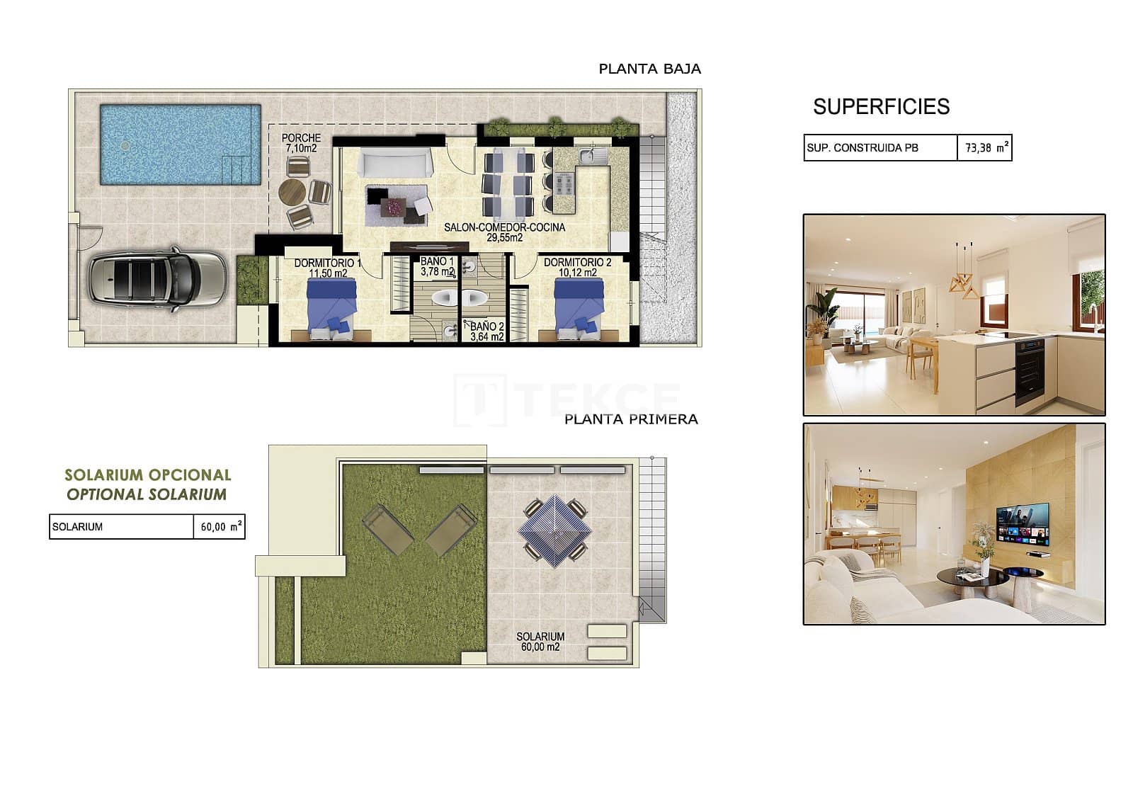 2 sovrum Villa till salu i Vistabella med pool - 345 000 € (Ref: 8965057)