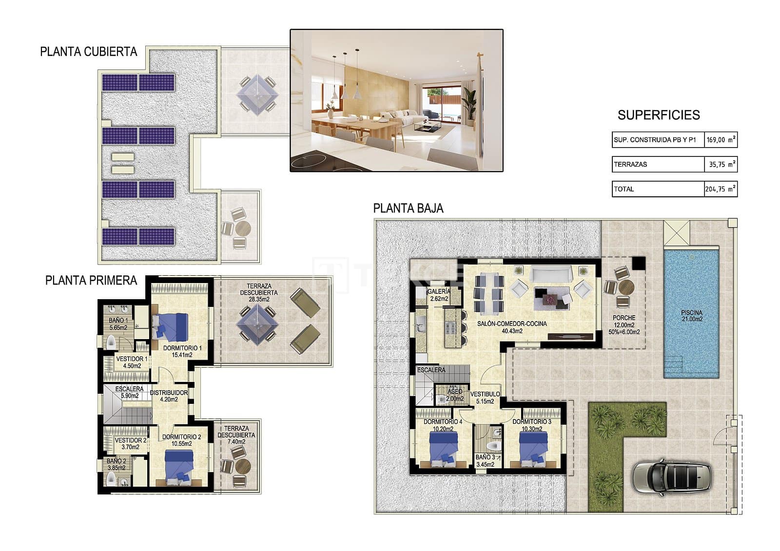 4 sypialnia Willa na sprzedaż w Vistabella z basenem - 649 000 € (Ref: 8965062)