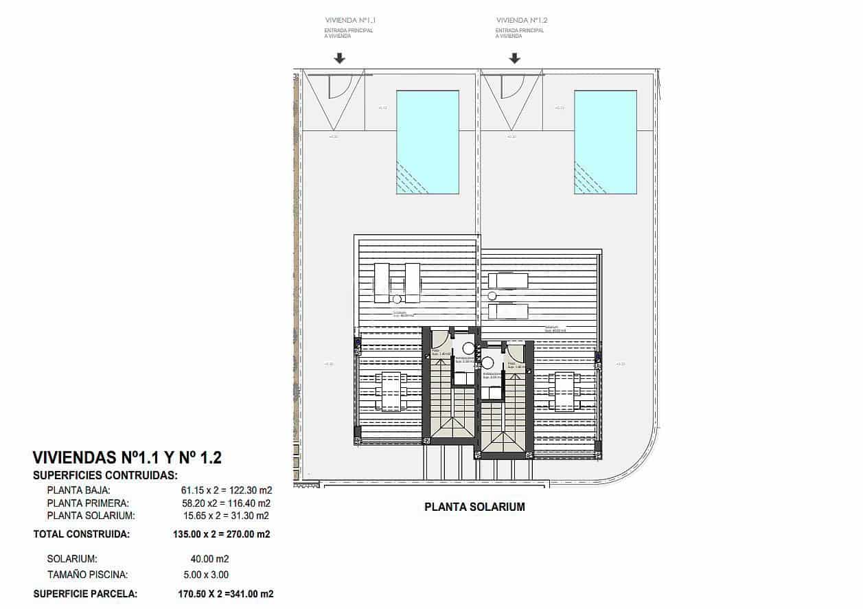 3 sypialnia Willa na sprzedaż w Torre de la Horadada z basenem - 795 000 € (Ref: 8965064)