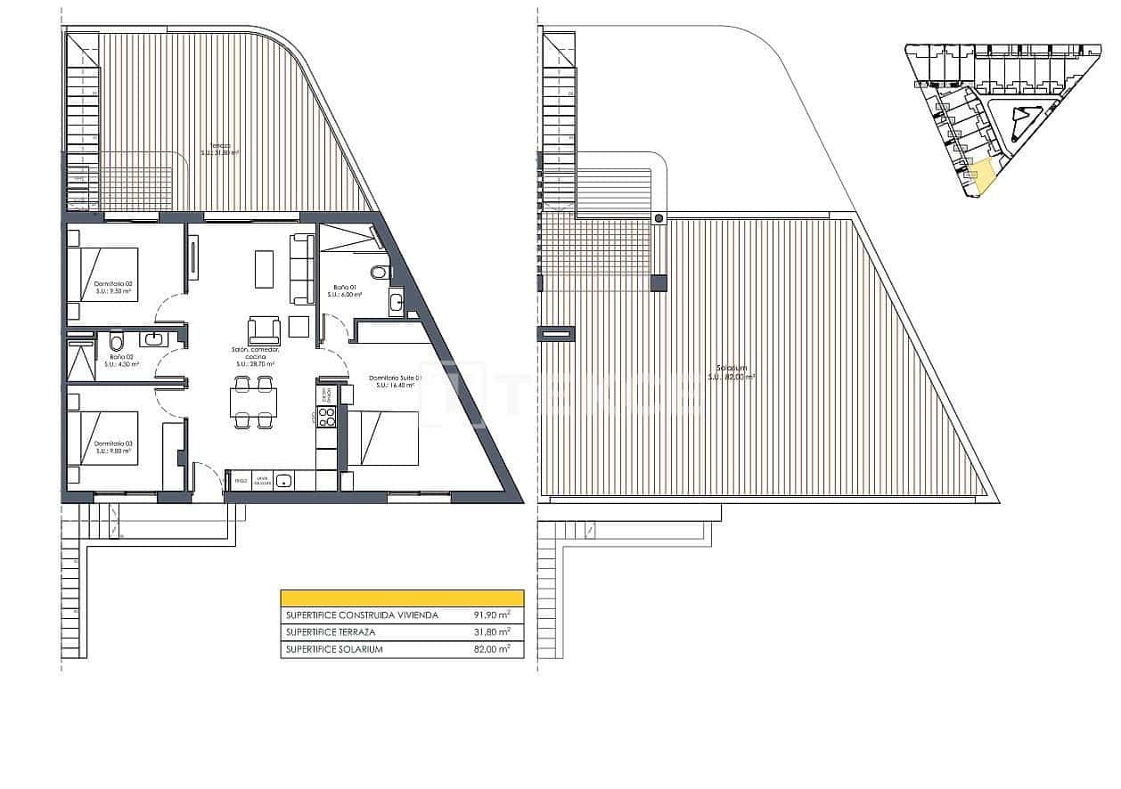 2 sypialnia Mieszkanie na sprzedaż w San Fulgencio z basenem - 240 000 € (Ref: 8965066)