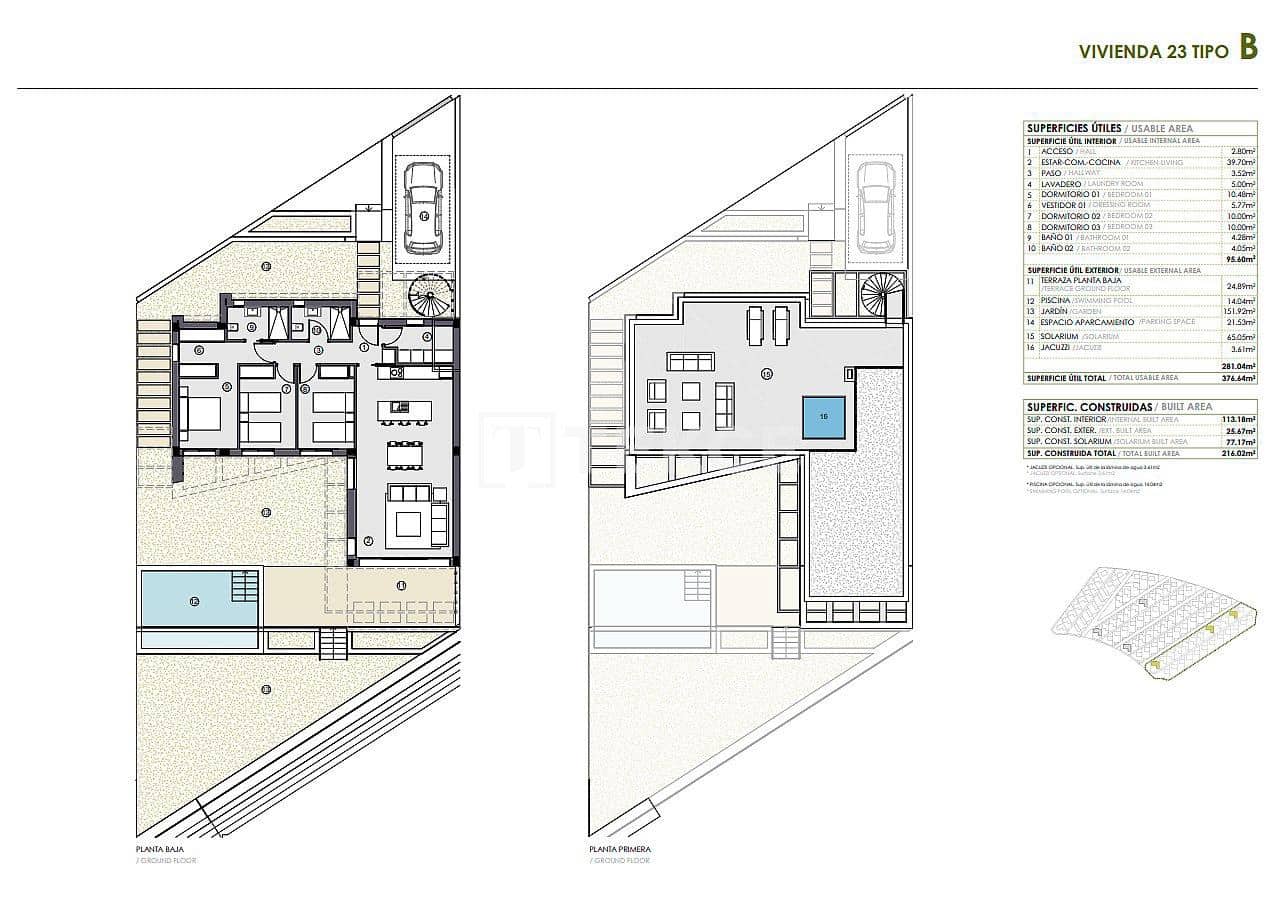 3 sypialnia Willa na sprzedaż w Polop z basenem - 495 000 € (Ref: 8965073)