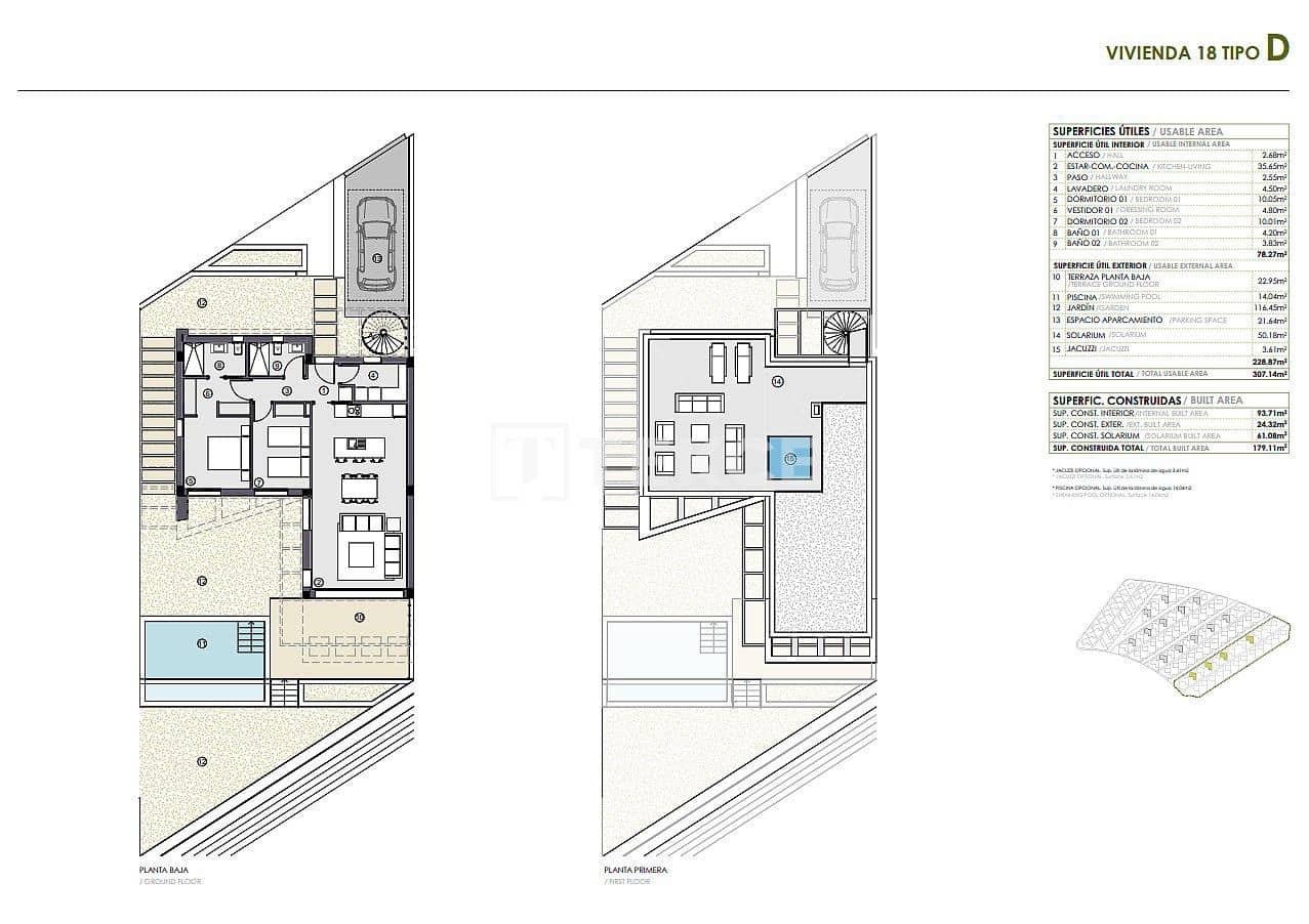 3 sypialnia Willa na sprzedaż w Polop z basenem - 495 000 € (Ref: 8965073)