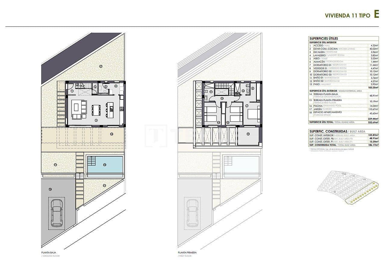3 sypialnia Willa na sprzedaż w Polop z basenem - 495 000 € (Ref: 8965073)