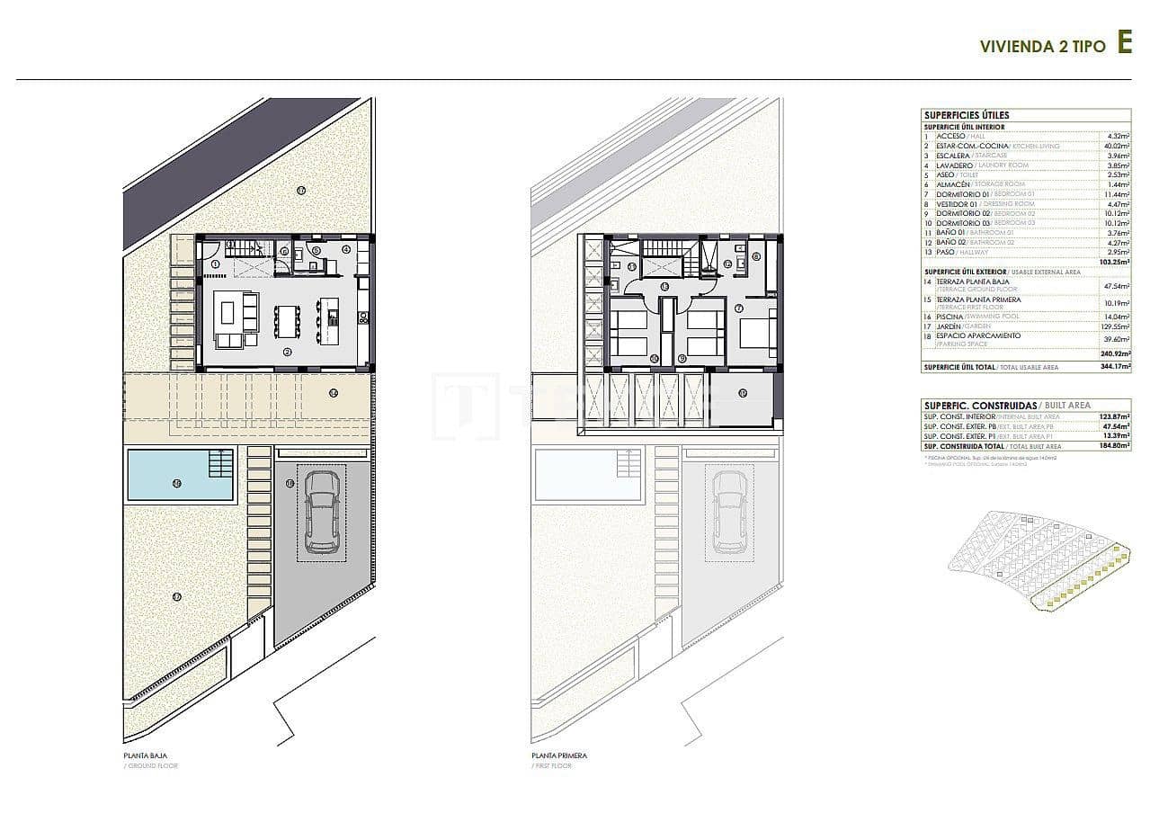 3 sypialnia Willa na sprzedaż w Polop z basenem - 495 000 € (Ref: 8965073)