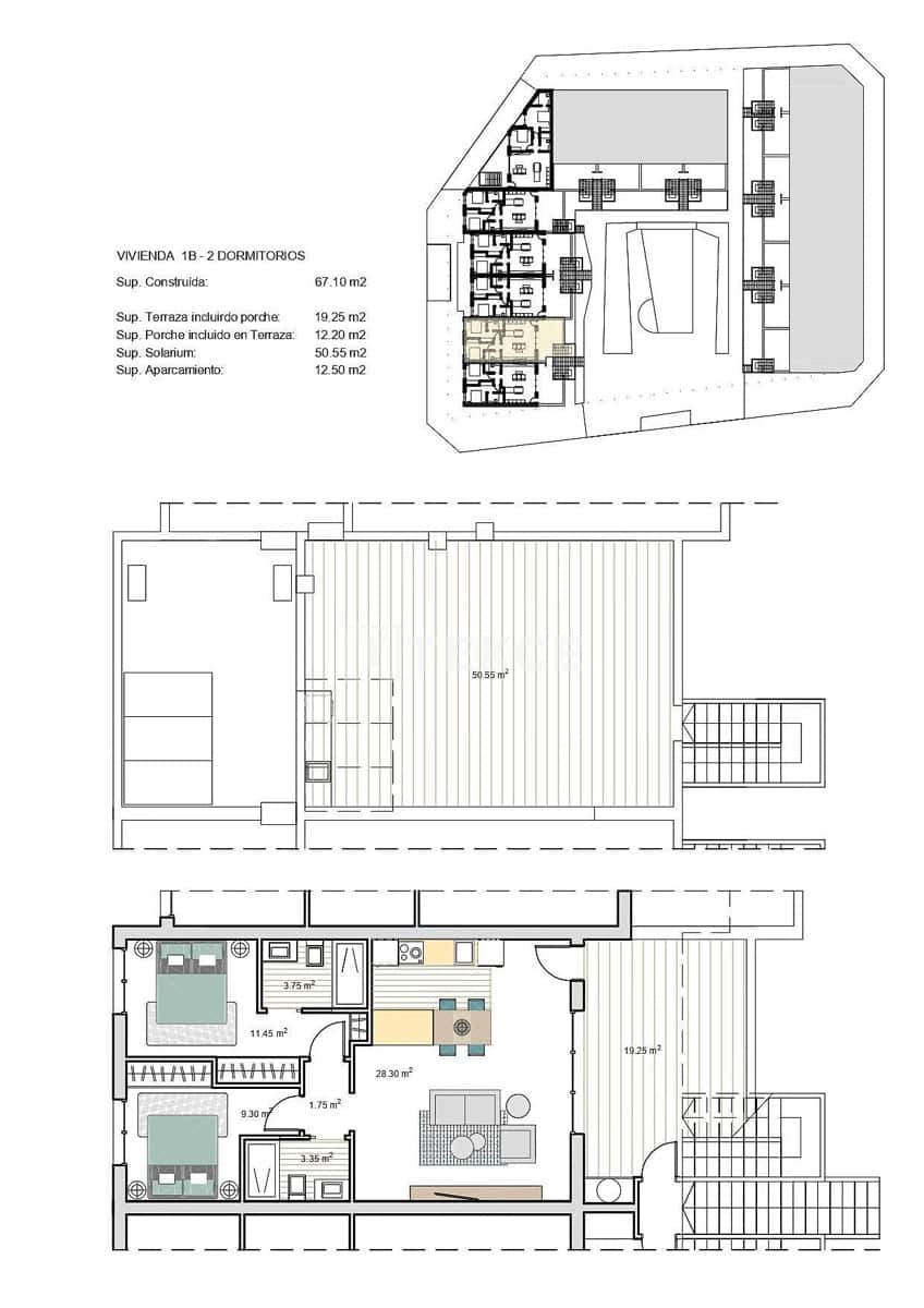 2 sypialnia Mieszkanie na sprzedaż w Roldan z basenem - 233 000 € (Ref: 8965108)