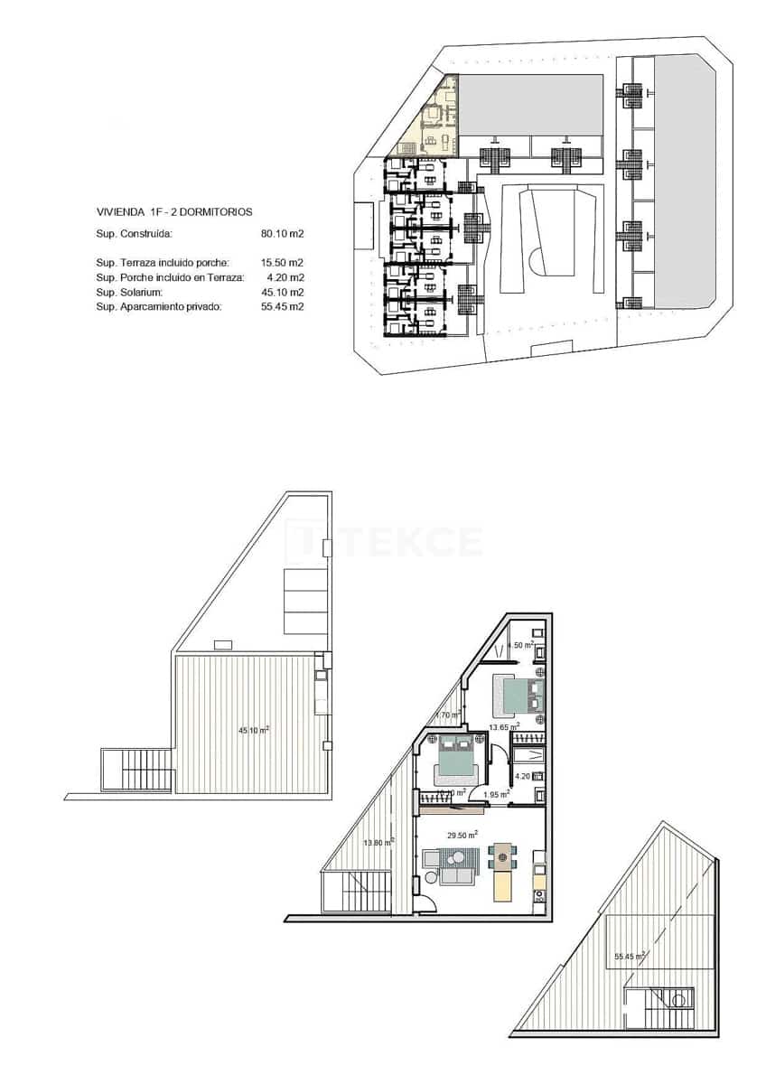 2 sypialnia Mieszkanie na sprzedaż w Roldan z basenem - 233 000 € (Ref: 8965108)