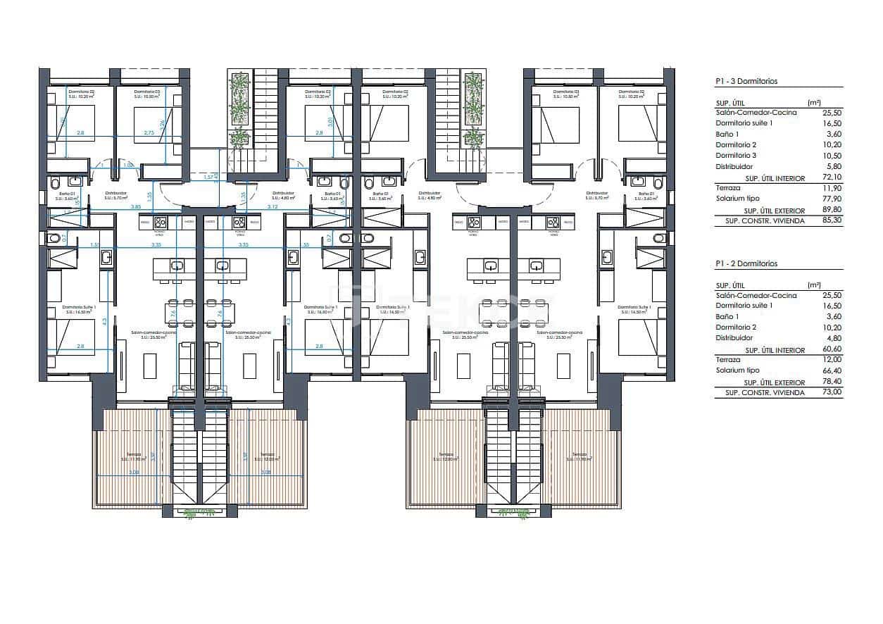 2 chambre Appartement à vendre à Ciudad Quesada avec piscine - 286 000 € (Ref: 8965115)