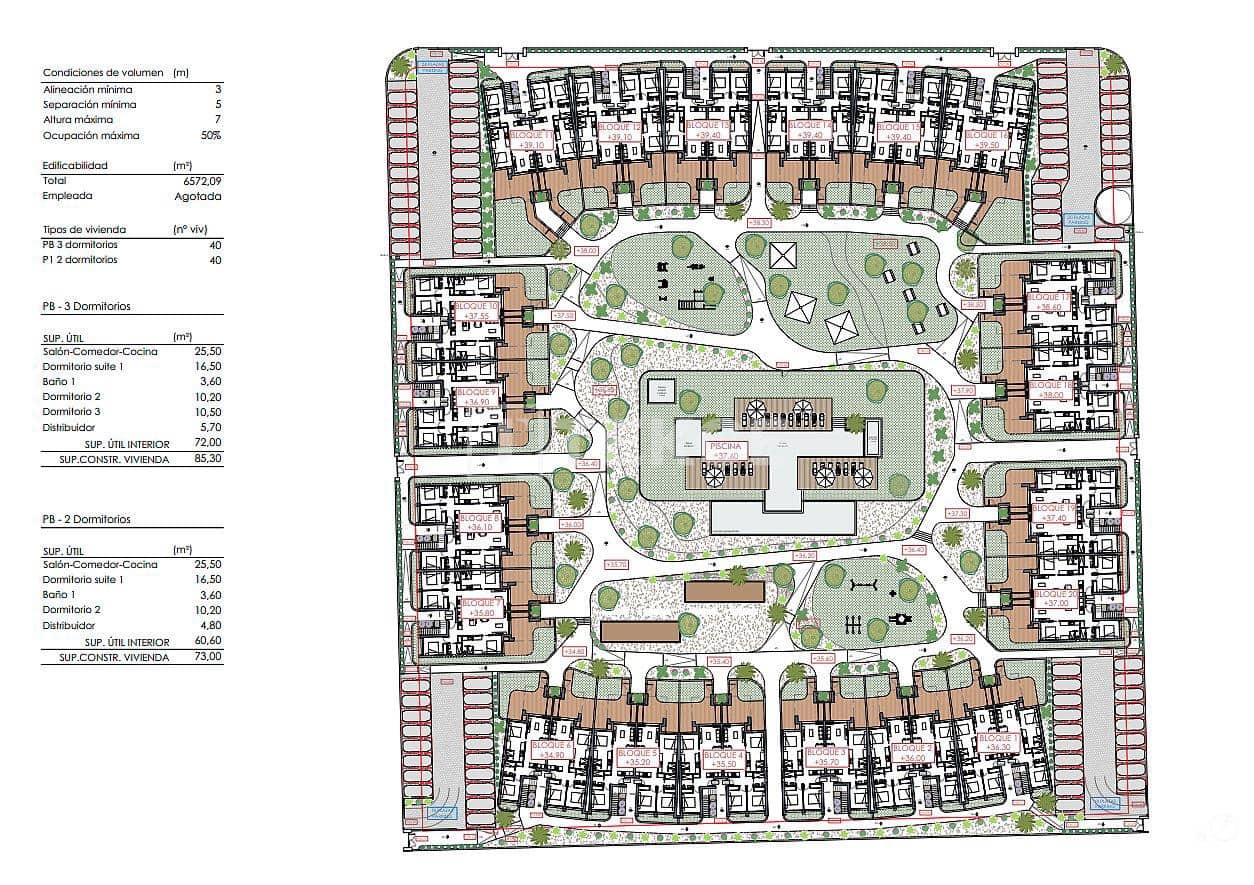 2 bedroom Flat for sale in Ciudad Quesada with pool - € 309,000 (Ref: 8965117)