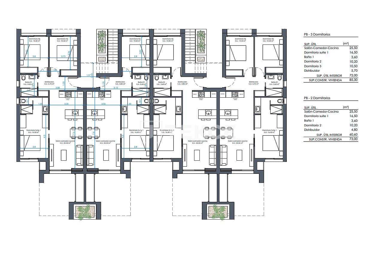 3 sypialnia Mieszkanie na sprzedaż w Ciudad Quesada z basenem - 354 000 € (Ref: 8965118)