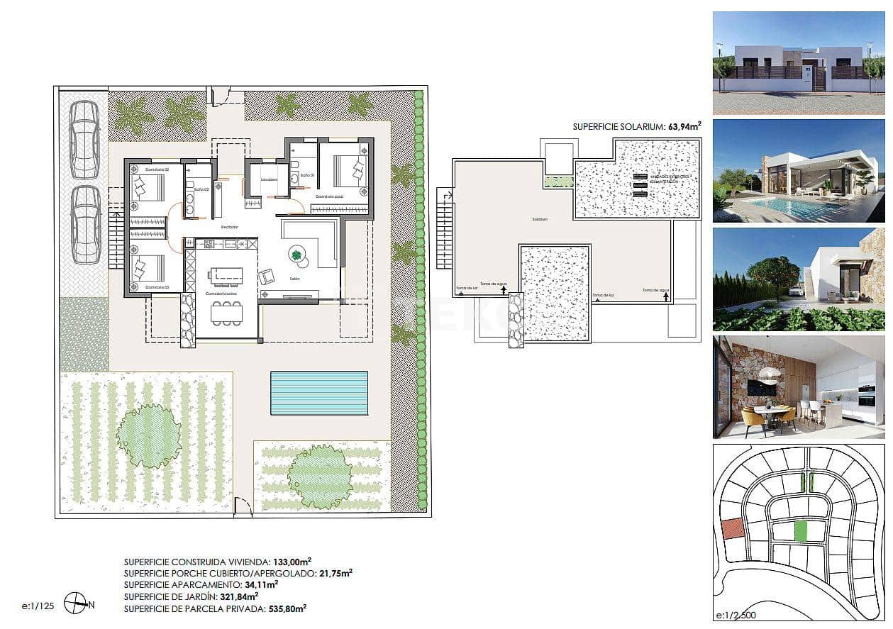 3 bedroom Villa for sale in Fuente Alamo de Murcia with pool - € 380,000 (Ref: 8965119)