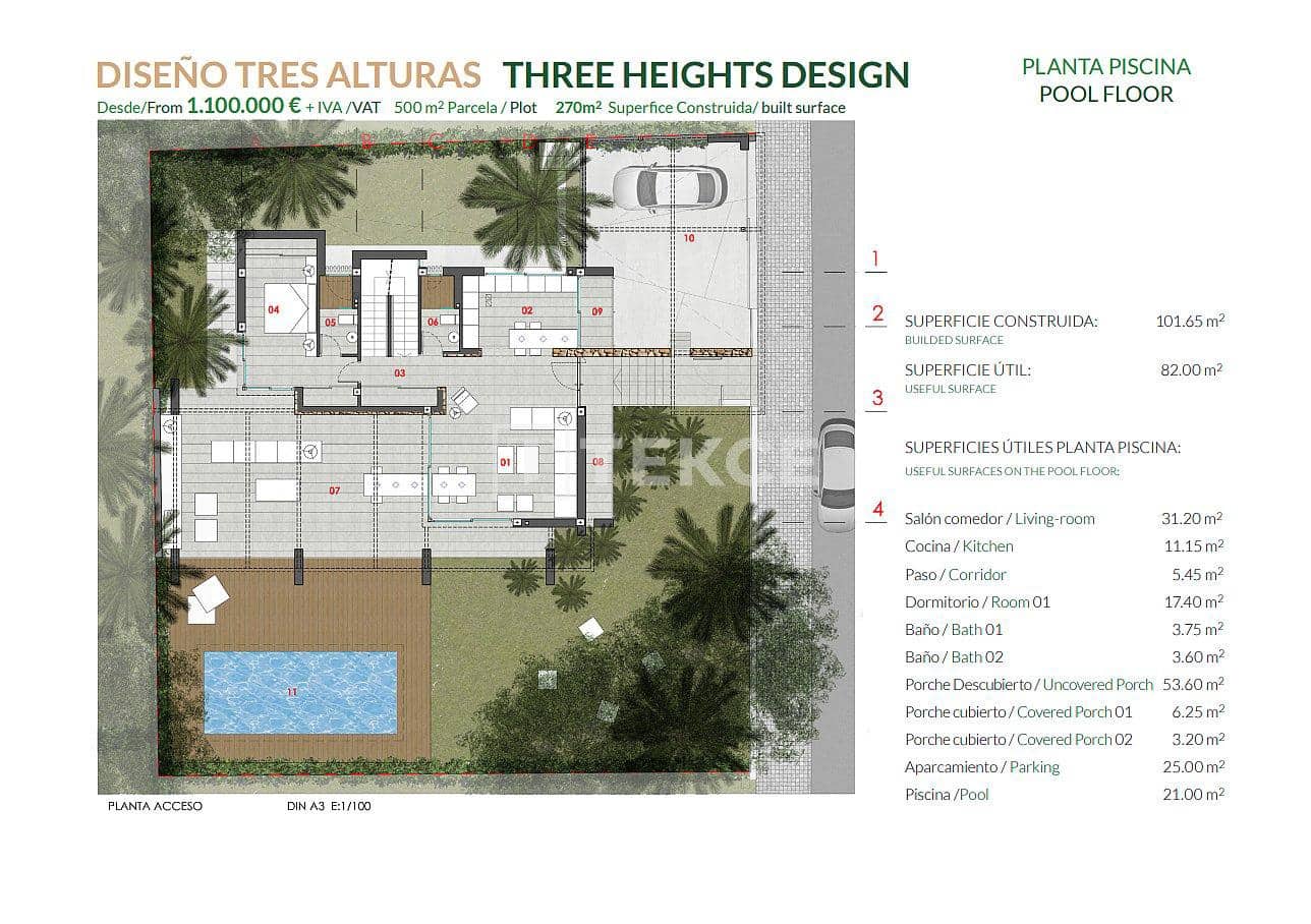 4 sypialnia Willa na sprzedaż w Dehesa de Campoamor z basenem - 1 160 000 € (Ref: 8965123)