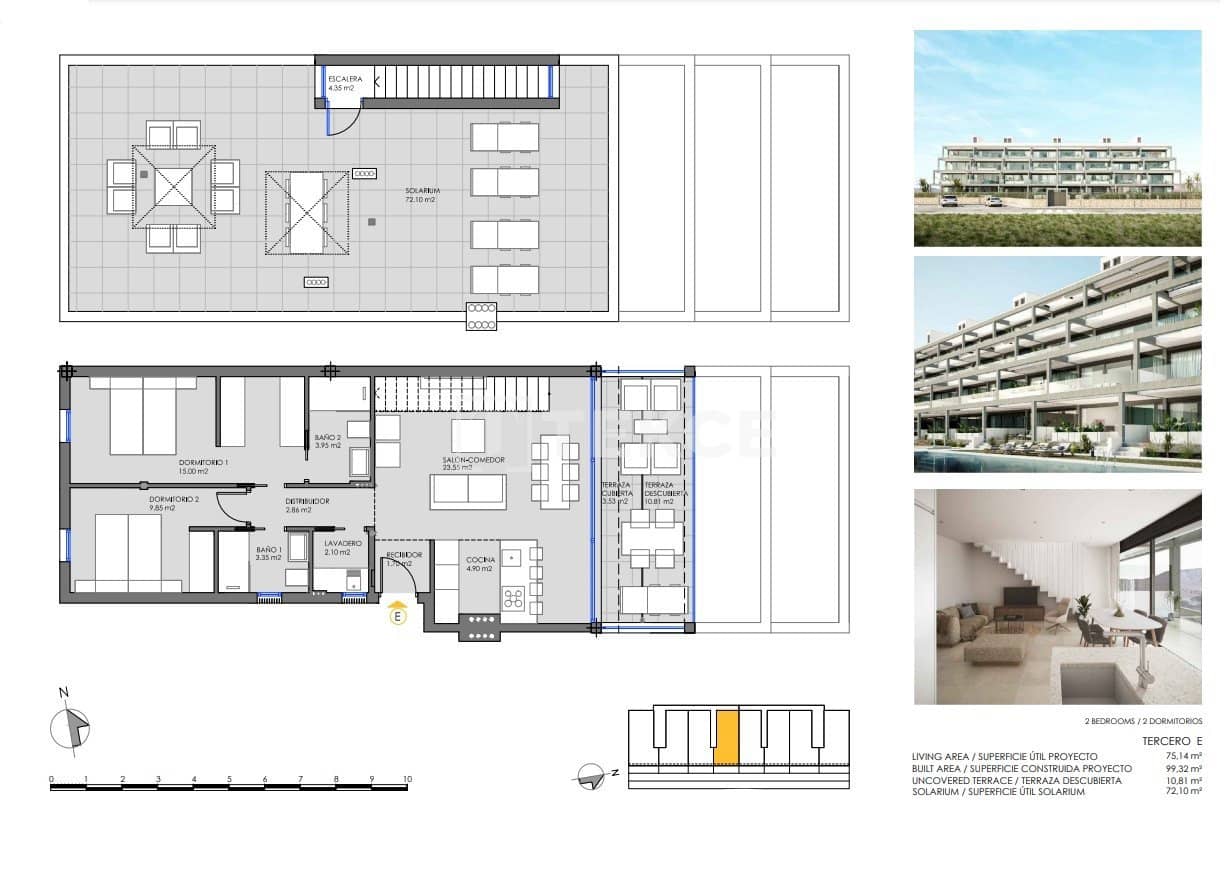 2 sypialnia Mieszkanie na sprzedaż w Mar de Cristal z basenem - 305 000 € (Ref: 8965130)