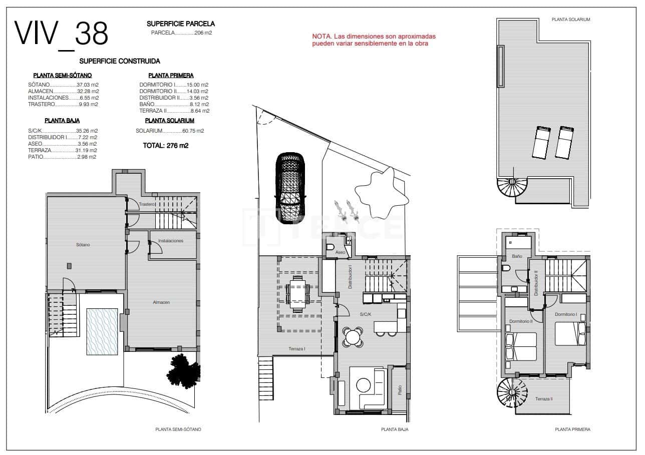 3 chambre Villa/Maison à vendre à Algorfa avec piscine - 465 000 € (Ref: 8965150)