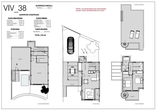 4 bedroom Villa for sale in Algorfa with pool - € 535,000 (Ref: 8965152)