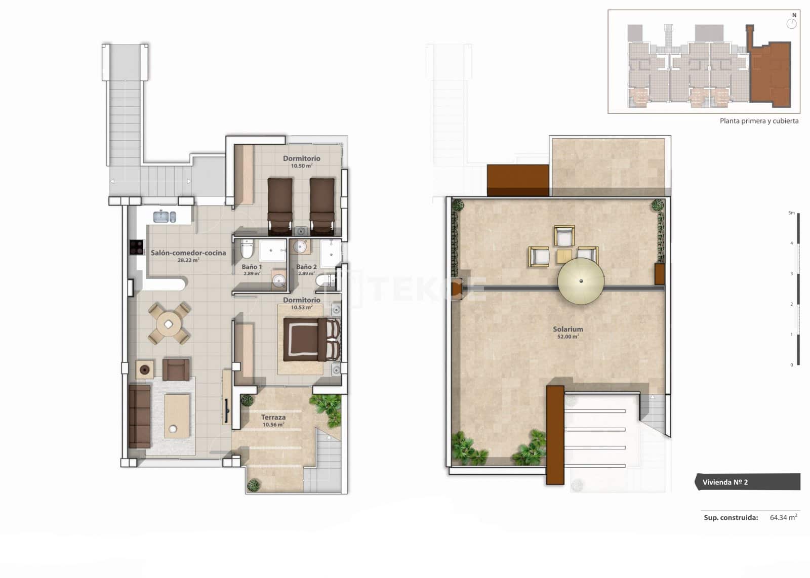 2 sovrum Lägenhet till salu i San Pedro del Pinatar med pool - 245 000 € (Ref: 8965157)