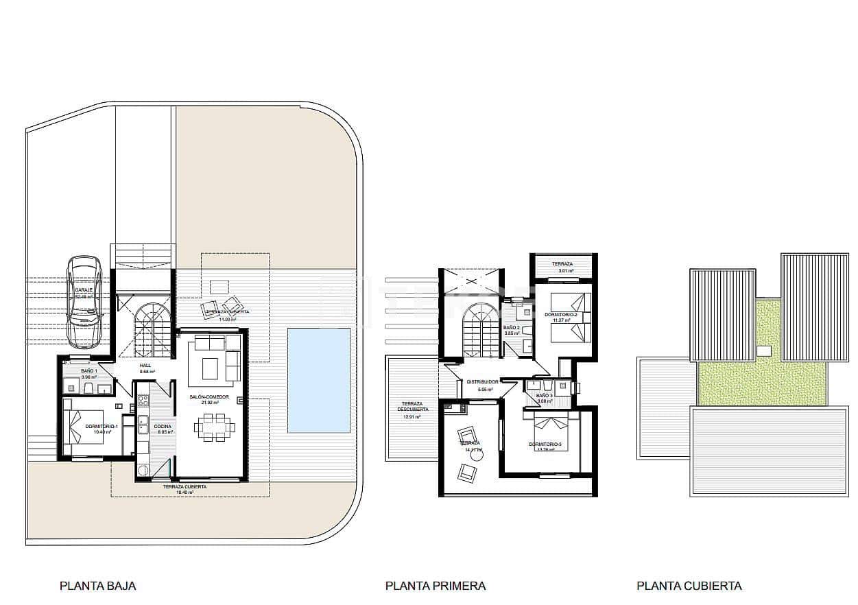 3 sypialnia Willa na sprzedaż w La Nucia z basenem - 485 000 € (Ref: 8965159)