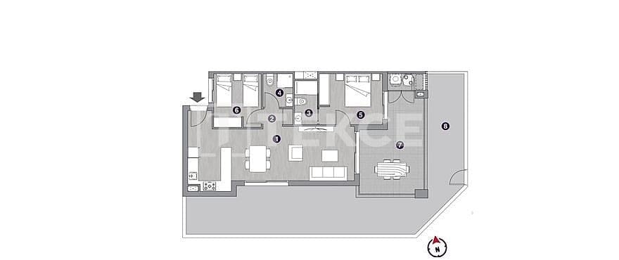 2 bedroom Flat for sale in La Mata with pool - € 285,000 (Ref: 8965168)