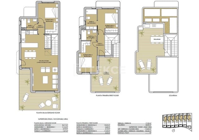 3 sovrum Villa till salu i Pinar de Campoverde, Pilar de la Horadada med pool - 499 000 € (Ref: 8965176)