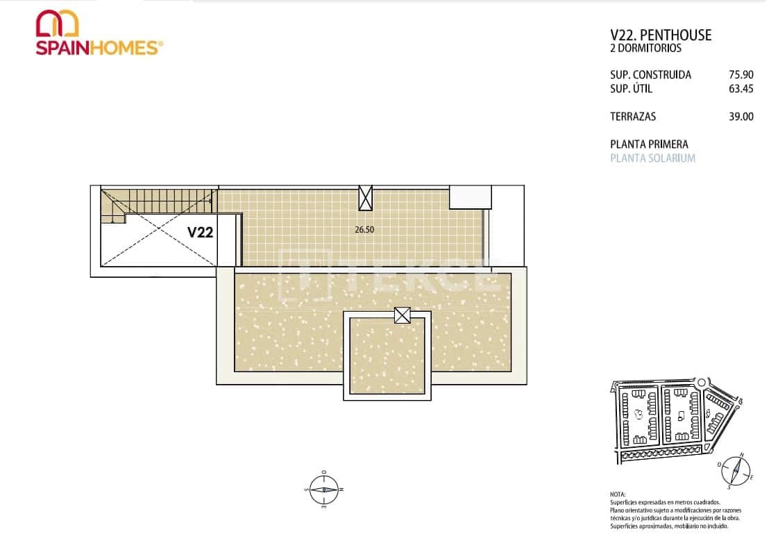 3 soveværelse Lejlighed til salg i Estrella de Mar med swimmingpool - € 239.000 (Ref: 8965179)