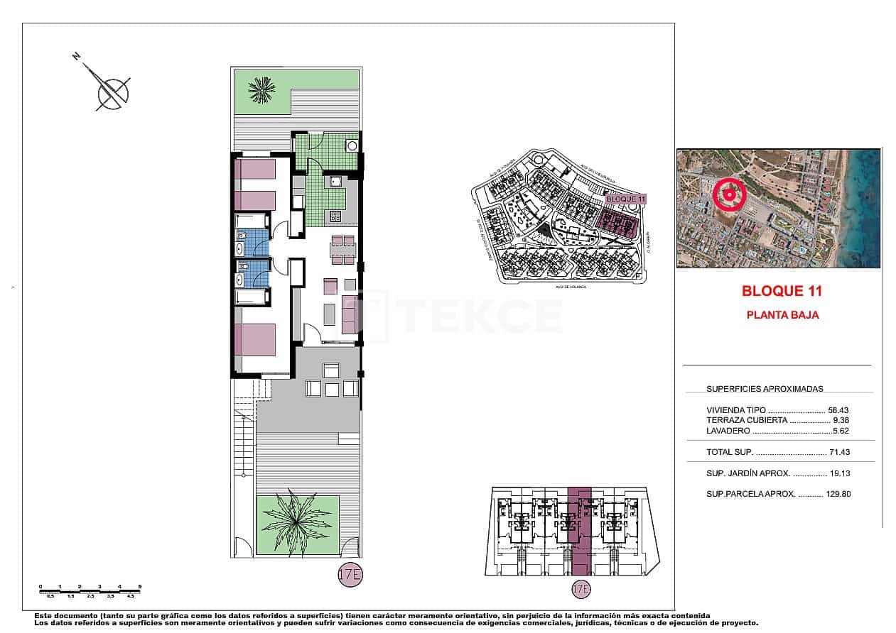 3 slaapkamer Flat te koop in Pilar de la Horadada met zwembad - € 359.000 (Ref: 8965189)