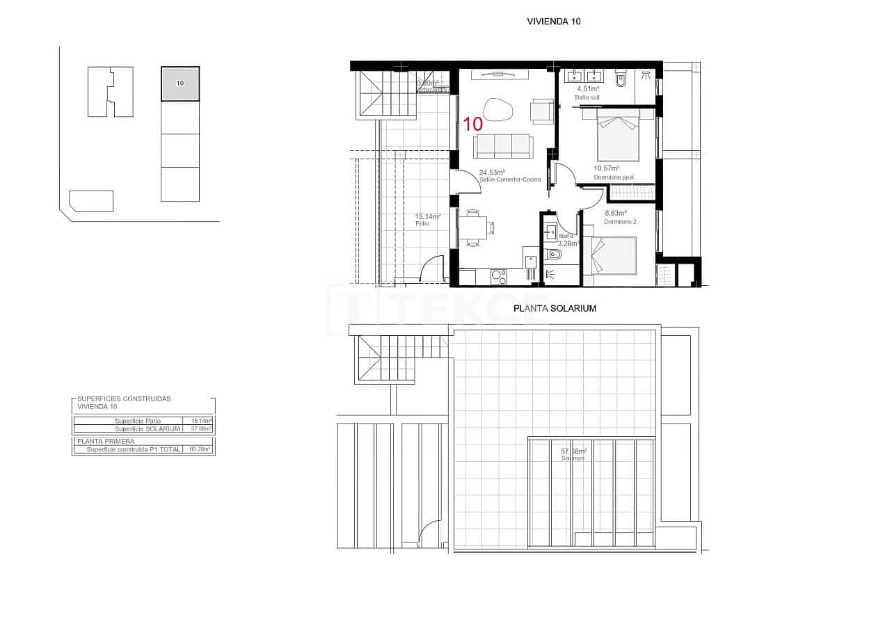 2 sovrum Lägenhet till salu i Pilar de la Horadada med pool - 260 000 € (Ref: 8965216)
