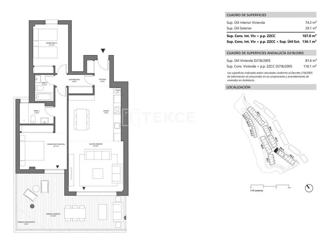 3 chambre Appartement à vendre à Cancelada, Estepona avec piscine - 391 000 € (Ref: 8965222)