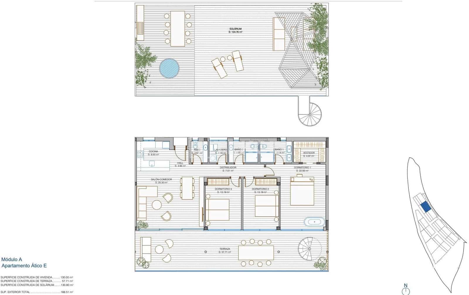 3 sovrum Lägenhet till salu i Mijas med pool - 1 190 000 € (Ref: 8965234)